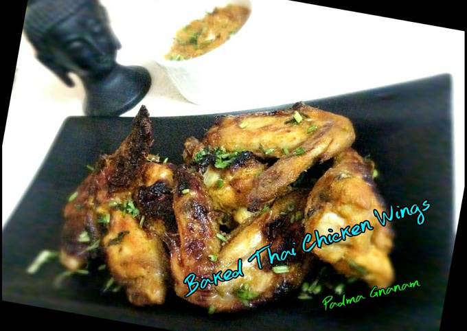 Recipe of Speedy Baked Thai Chicken Wings