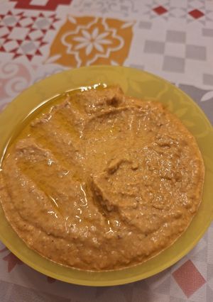 Una foto de Salsa de berenjena estilo mediterráneo