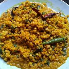 A picture of পালংক শাকে মসুর ডাল.