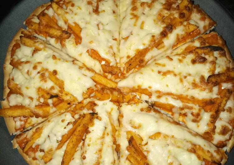 How to Cook Ultimate French fries pizza