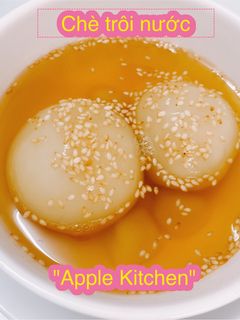 Hình của món Chè trôi nước nhân đậu xanh.