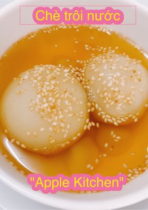 Hình của món Chè trôi nước nhân đậu xanh.