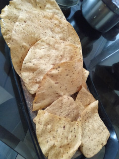 A picture of Chana dal papad.