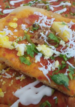 صورة لوصفة بيتزا بطريقة رائعة سهلة وسريعة