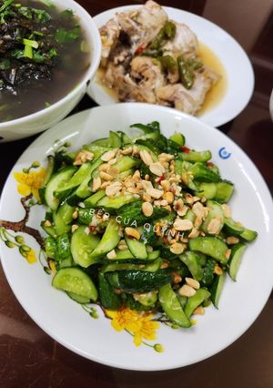 Hình của món Gỏi dưa bao tử chua ngọt.