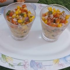 A picture of Sweet corn chat.