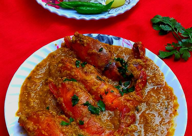 Step-by-Step Guide to Make Favorite Chingri macher Malai curry (lobster curry)