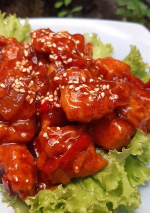 Foto resep Yangnyeom tongdakk (ayam gr bumbu)