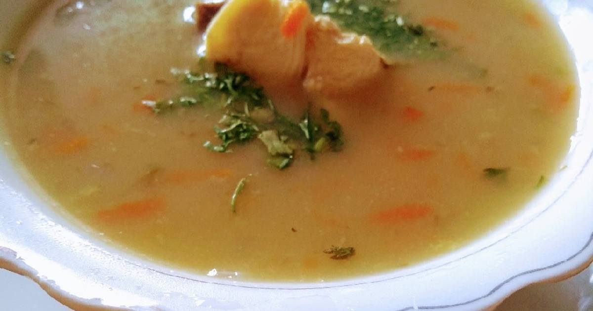 Caldo o sopa de pollo Receta de Jennifer Roca- Cookpad