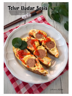 Foto resep Telur Dadar Sosis