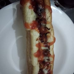 A picture of Hotdogs #stayathome.