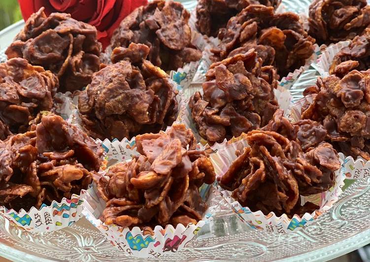 Roses des sables chocolat au lait et fruits de la passionđ