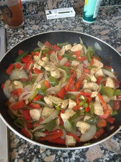Una foto de Fajitas mejicanas estilo "old el paso"