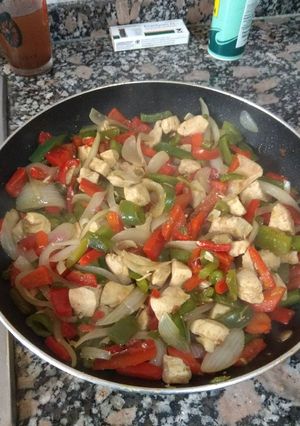 Una foto de Fajitas mejicanas estilo "old el paso"