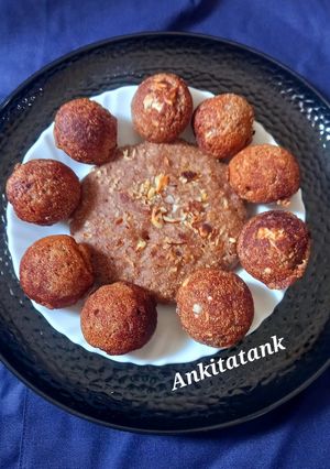 A picture of Instant suji banana appam cake for kids.
