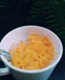 Calabaza (Andaí) con leche de coco