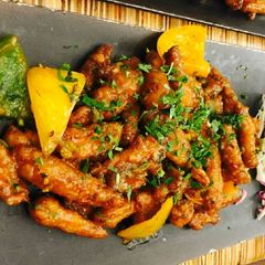 A picture of Honey sesame seeds baby corn fry.