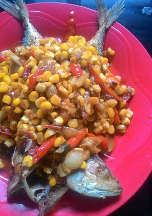 Foto resep Ikan peda jagung