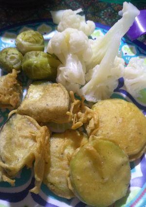Una foto de Tempura de harina de garbanzos