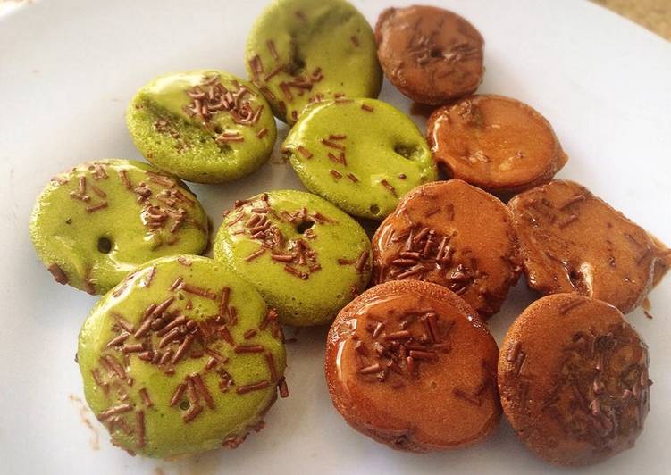 Resep Kue  Cubit  2 rasa matcha coklat oleh Septy Aulia 