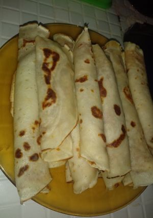 Una foto de Panqueques con Dulce de Leche 😍❤
