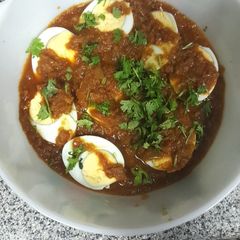 A picture of Egg Masala.