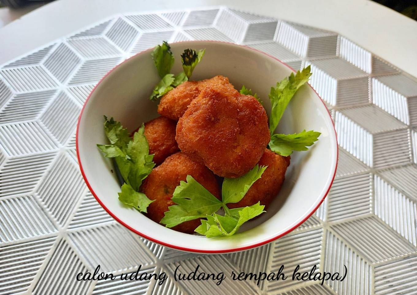 Calon udang (udang rempah kelapa)