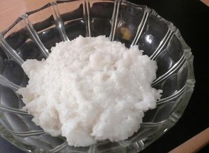 Házi "túró", fermentált rizsből (tejmentes) recept fotója