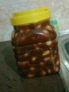 عکسی از دستور ترشی سیر فوری
