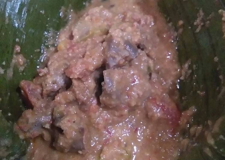 Bothok rempelo ati / pepes ampela ati