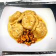 Sorrentinos de Pollo Ricota y Nuez con Salsa de Ajo