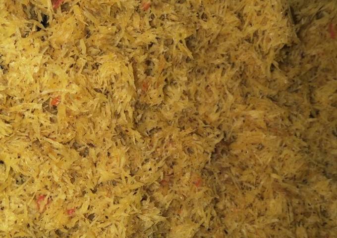 Resep Serundeng kelapa Anti Gagal