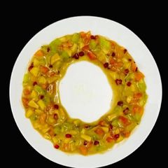 Fruit Custard without Custard (Only fruits) A picture of Fruit Custard without Custard (Only fruits).
