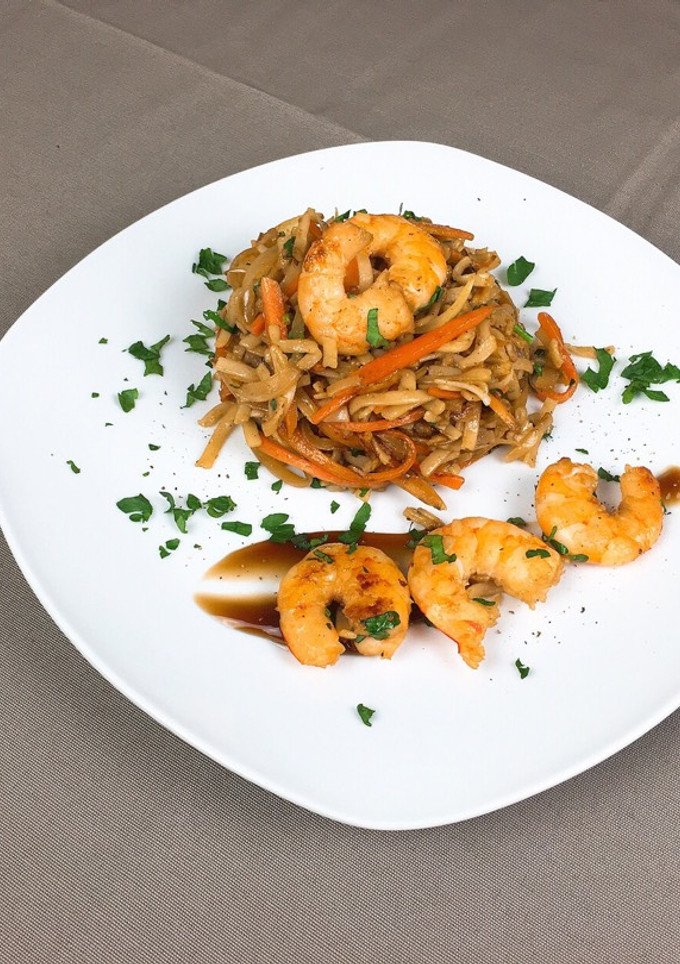 Una foto de Fideos tipo Wok