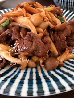沙茶雙菇炒牛肉 的食譜成品照片