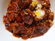 Gambar steak ayam giling