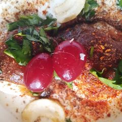 A picture of Sprout Dahi vade.