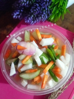 Foto resep Acar Lobak, Timun & Wortel