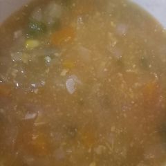 A picture of Mix veggies soup.