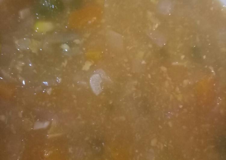 Recipe of Any-night-of-the-week Mix veggies soup