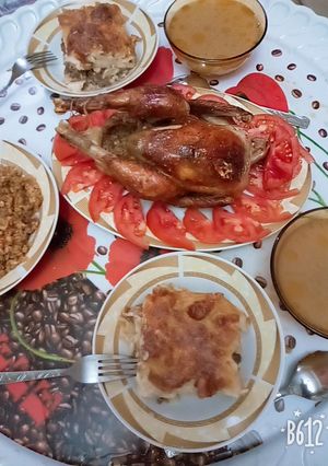 صورة لوصفة فراخ محشية بالفريك