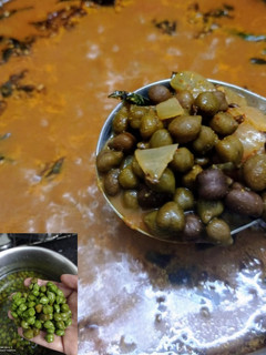 பச்சை கொண்டகடலை குழம்பு (Pachai kondakadalai kulambu recipe in tamil) செய்முறை முக்கிய புகைப்படம்