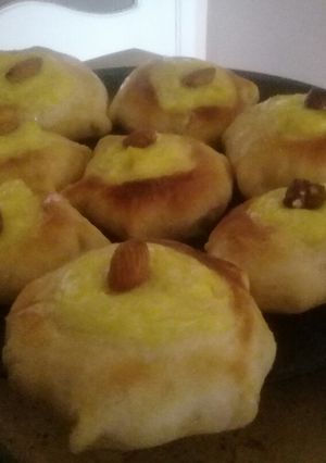 صورة لوصفة بريوش بالكاسترد والعسل 🍯