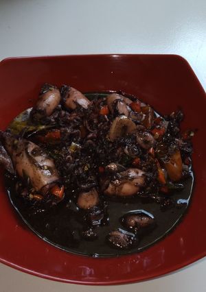 Foto resep Cuhidas *cumi hitam pedas*