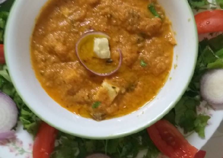 Easiest Way to Make Favorite Paneer Butter Masala