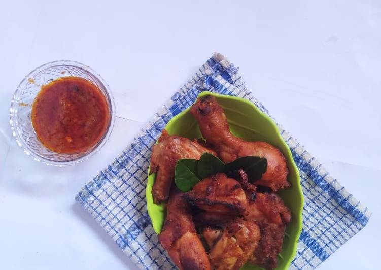 Ayam Bakar Taliwang (panggang pakai oven)
