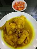 Ayam betutu sambel matah