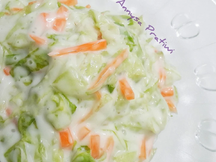 Cara Simple Membikin Resep  1.Salad Sayur Simple yang Enak, Lezat Sekali