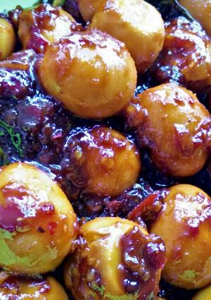 Foto resep Telur puyuh kecap pedas