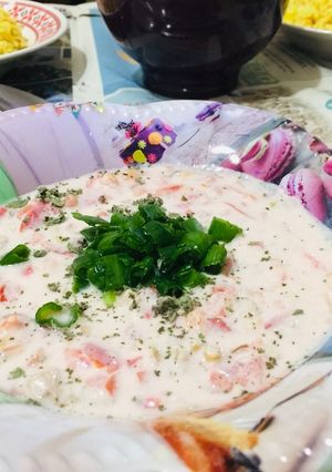 صورة لوصفة بندورة باللبن